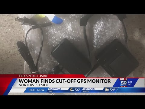 Indy woman finds cut-off GPS monitor