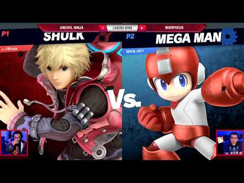 VS Weekly 2/13/20 - Losers Qtrs - Uncivil Ninja (Shulk) vs Morpheus (Mega Man) - SSBU
