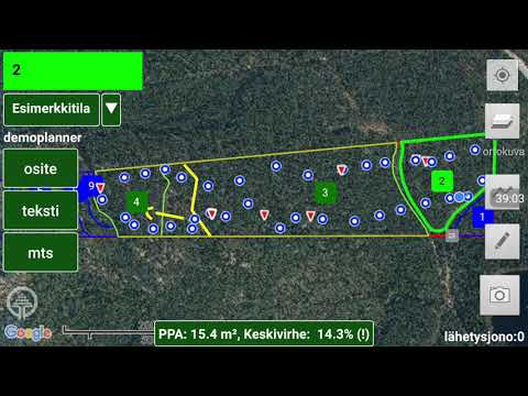 Trestima metsäsuunnittelijan käytössä