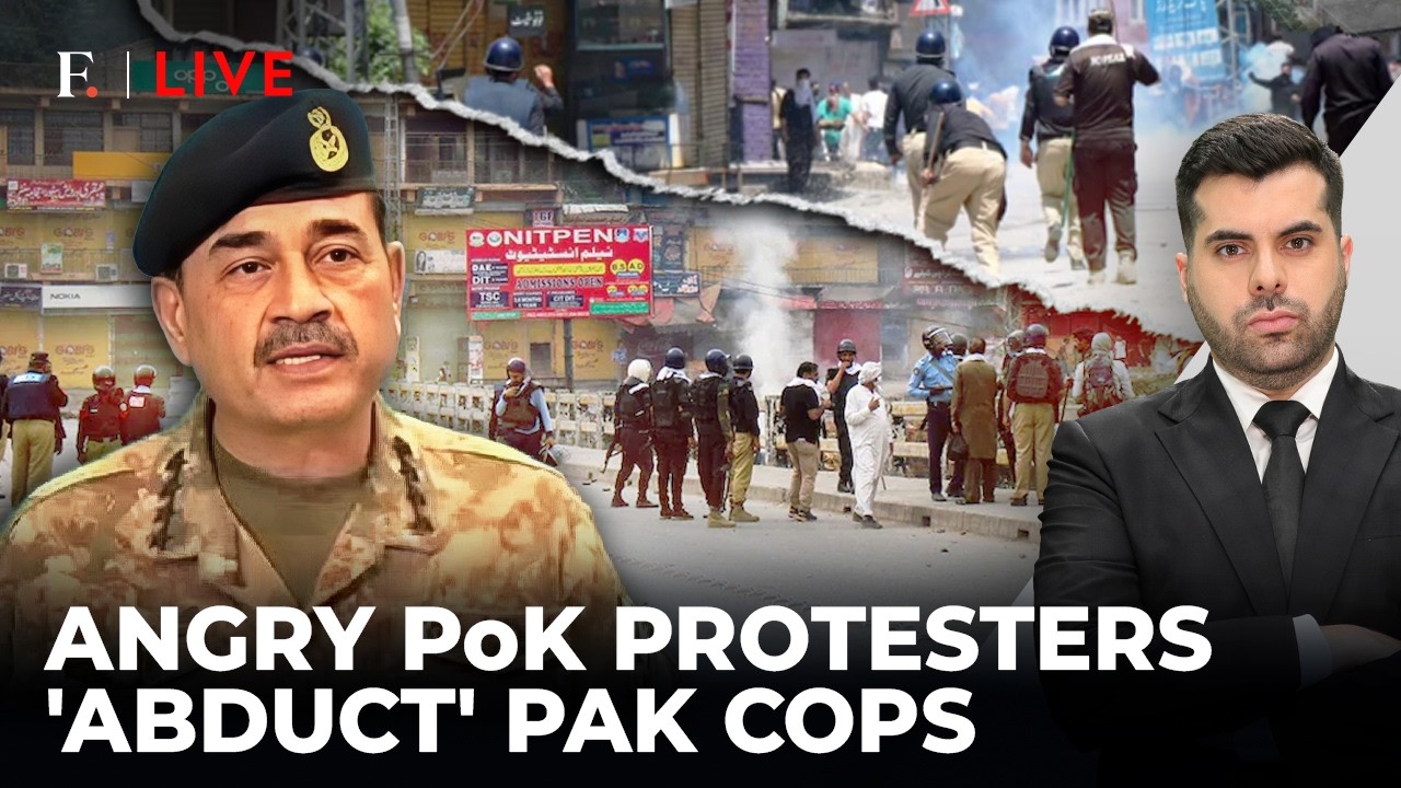 Pakistan's PoK Grip Cracks? Police Abducted Amid Rising Unrest | Firstpost Live