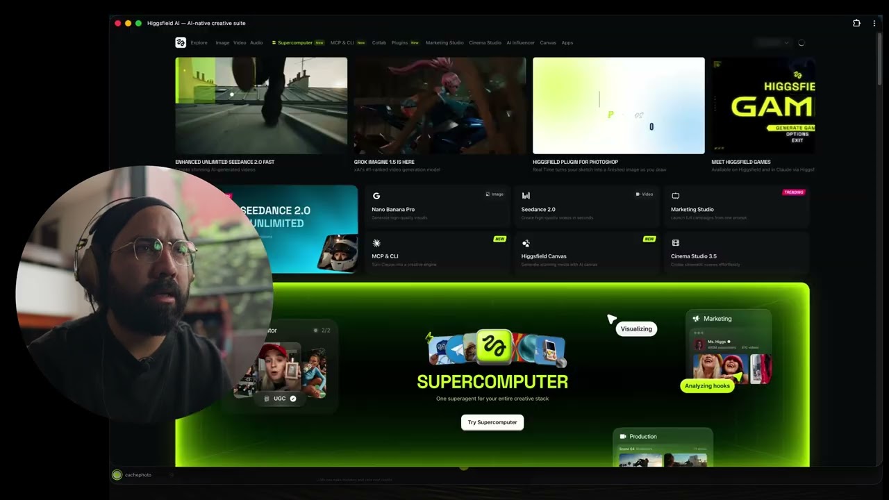 Higgsfield Supercomputer para Compañias productora, De prompt a graficos o Merch
