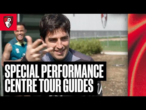 Cook and Iraola give behind-the-scenes Performance Centre tour