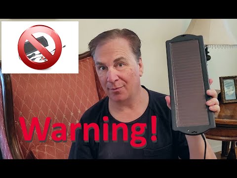 Simple Solar Battery Maintainer Hack