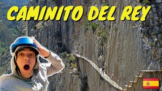 ¿El camino MÁS PELIGROSO del MUNDO 😨 CAMINITO DEL REY en España
