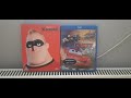 The Incredibles And Cars UK Blu Ray Unboxing