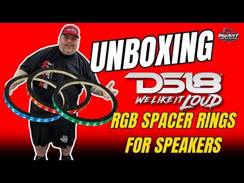 Unboxing, Review & Demo - DS18 Speaker RGB LED Ring Lights
