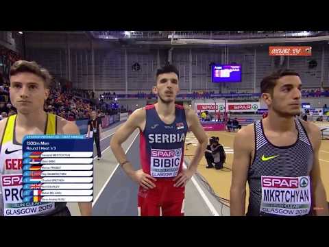 Glazgov 2019 -  Elzan Bibić 1500m kvalifikacije