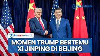 Detik-detik Trump Bertemu Xi Jinping di China di Tengah Perang Iran, Hangat Sambil Lempar Canda