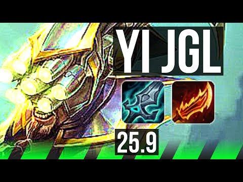 MASTER YI vs KARTHUS (JGL) | 8/1/7, Legendary | KR Diamond | 25.9
