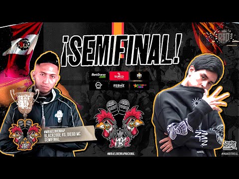 DIEGO MC VS BLACKCODE (SEMIFINAL) || MIRA EL BUEN RAP 🇪🇸 - FINAL NACIONAL X RAPSODIA 2K23