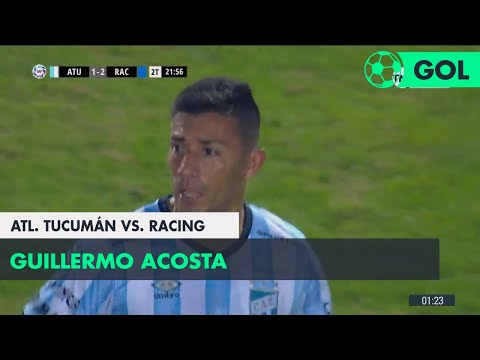 Guillermo Acosta (1-2) Atlético Tucumán vs Racing  | Fecha 1 - Superliga Argentina 2018/2019