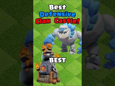 The BEST Defensive Clan Castles RANKED in Clash of Clans!