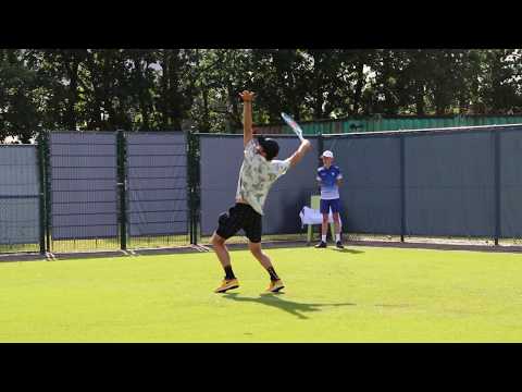 Tommy Paul service game - with a twist! - at Libema Tennis Open 2019