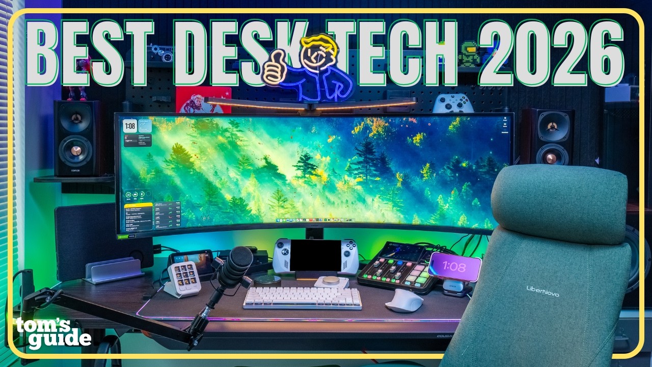 My Desk Setup 2026 | Productivity, Content Creation, and Gaming - YouTube