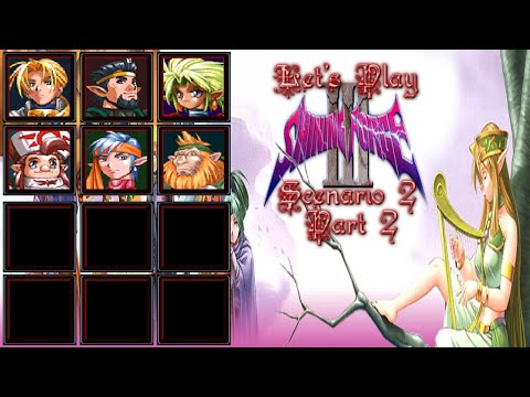 Let's Play Shining Force 3 (Scenario 2) 02: Dusty Lil Town