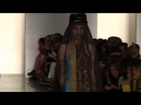 Jeremy Scott Spring Summer Collection 2013 in New York (ITW)