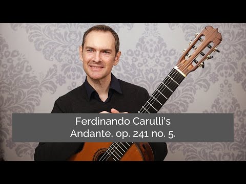 Carulli Andante, op. 241 no. 5 Full Lesson (classical guitar)