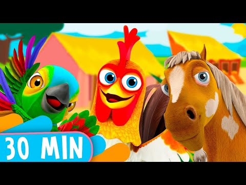 30 Minutes! Bartolito and his Farm Friends! - Kids Songs & Nursery Rhymes