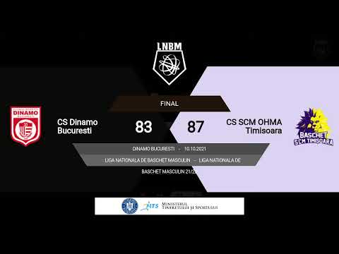 LNBM 2021-2022: Dinamo București - SCM OHMA Timișoara