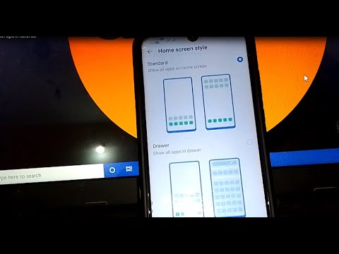 how to change home screen style on honor 20i mobile