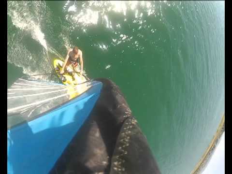 Windsurfing at Bilancino Lake - July 2012