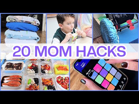 20 MOM HACKS TO MAKE PARENTING EASIER + VIEWERS MUM HACKS!  Emily Norris AD