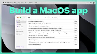 Download the video "How to build a macOS app for beginners (2023, Swift, SwiftUI, Xcode 15) - mac development course"