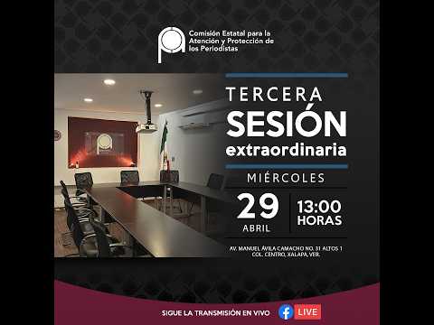 Tercera Sesión Extraordinaria 2026