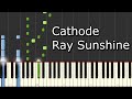 [Dark Tranquility - Cathode Ray Sunshine] Piano ...