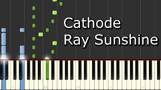 [Dark Tranquility - Cathode Ray Sunshine] Piano Tutorial