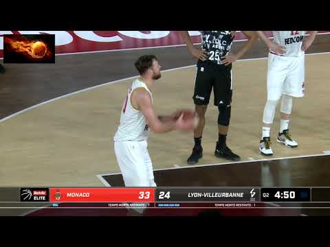 Donatas Motiejunas (Monaco) vs Asvel Villeurbanne - 07.12.2021