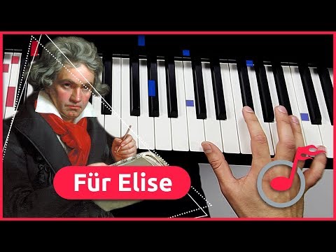 Klavier lernen: Für Elise - Beethoven - Teil 1