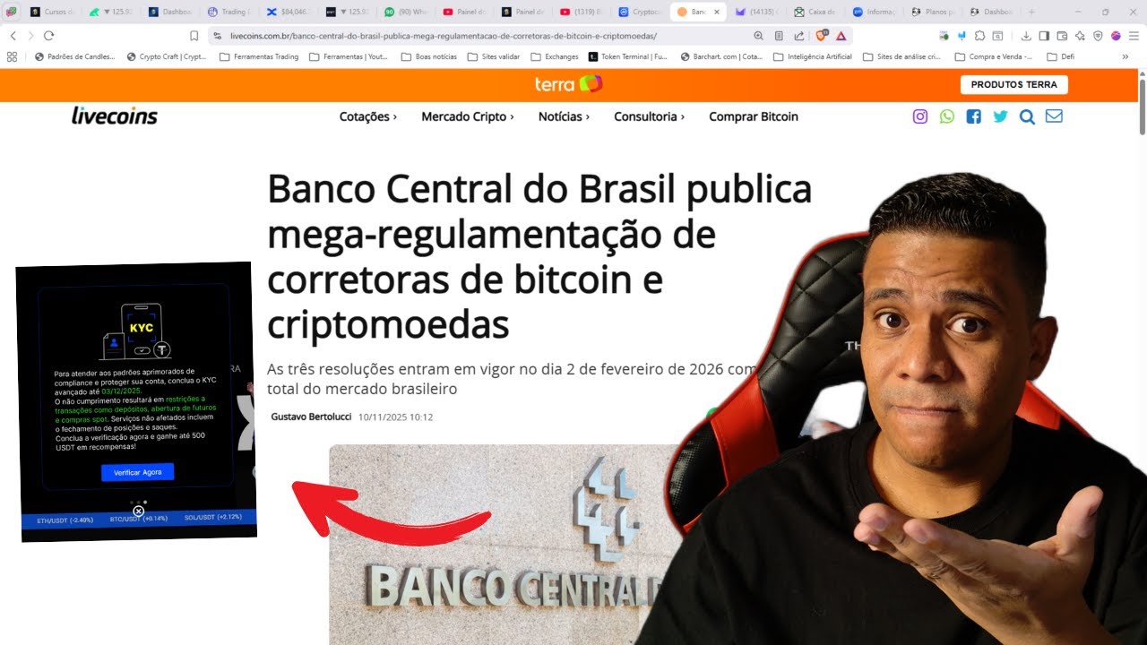 URGENTE: Corretoras vão BLOQUEAR FUTUROS de criptomoedas no BRASIL? Veja como continuar operando!