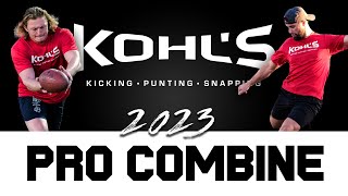2023 Pro Football Combine // Final Competitions // Kohl's Kicking, Punting, Long Snapping