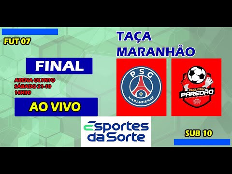 PSG MARANHENSE X PAREDÃO SPORTS - FUT 7 SUB 10 FINAL TAÇA MARANHÃO 2023