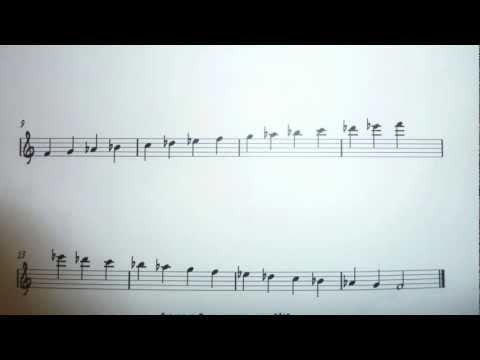 Altissimo 2 octave scale of Ab Major & F minor for tenor sax.