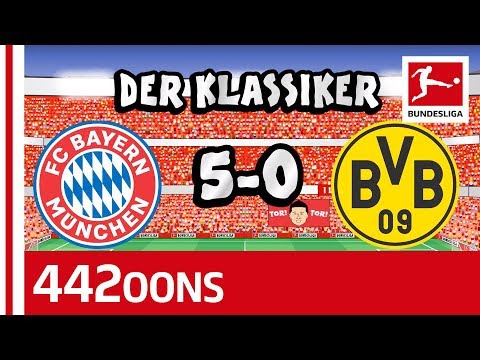 FC Bayern München vs. Borussia Dortmund | 5-0 | Der Klassiker - Highlights Powered by 442oons
