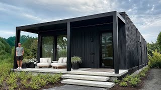 First Look at the New Prefab Home built with Fire Resistant Panels!!