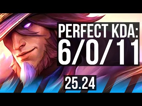 TWISTED FATE vs KATARINA (MID) | 6/0/11 | EUW Master | 25.24