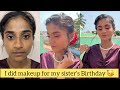 Reception Makeover For My Sisters Birthday ️ Nandhiniganesh Bridalmakeup