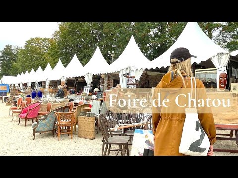 De Paris, pegue a Linha Suburbana até o mercado de antiguidades Foire de Chatou.