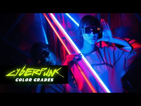 Cyberpunk Color Grades Final Cut Pro Templates