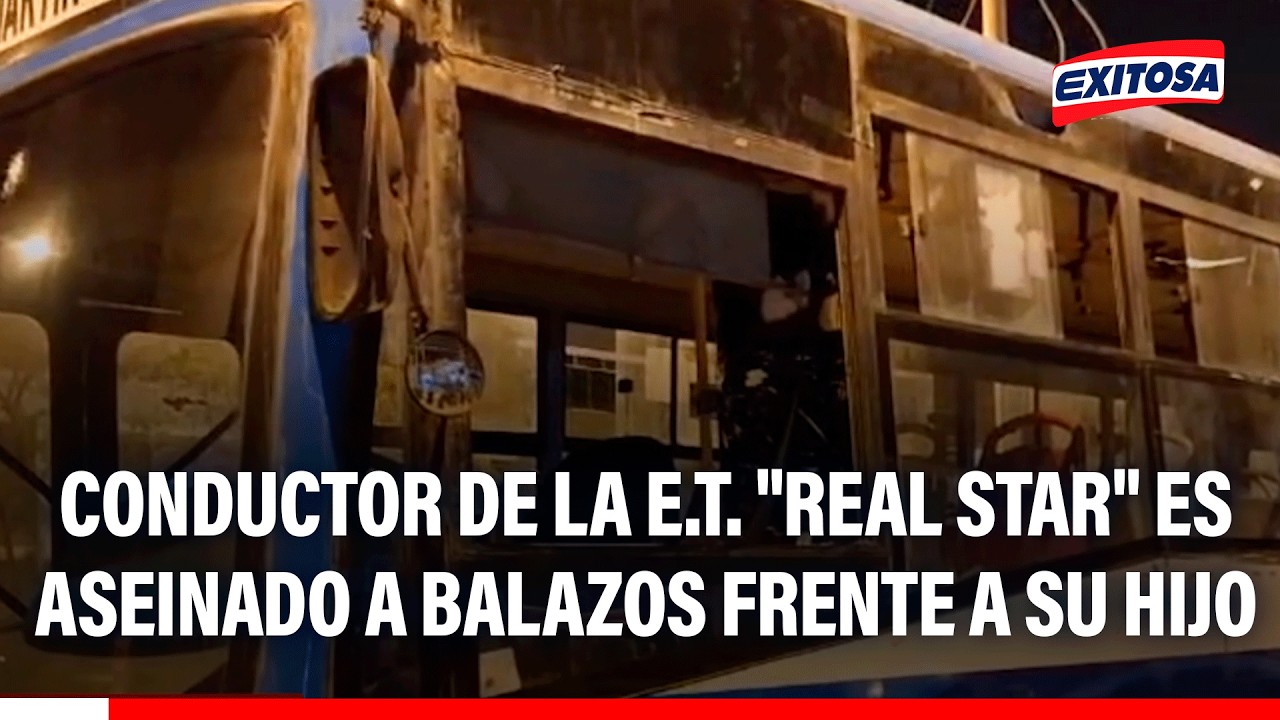 🔴🔵 Conductor de la E.T. "Real Star" es aseinado a balazos frente a su hijo
