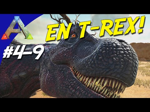 EN T-REX! - ARK Survival Evolved Dansk Sæson 4 - Ep 9 (Scorched Earth)