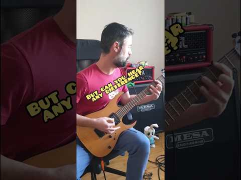 😕 5y old RUSTED strings vs New - Distortion ❔❓ #guitar #shorts