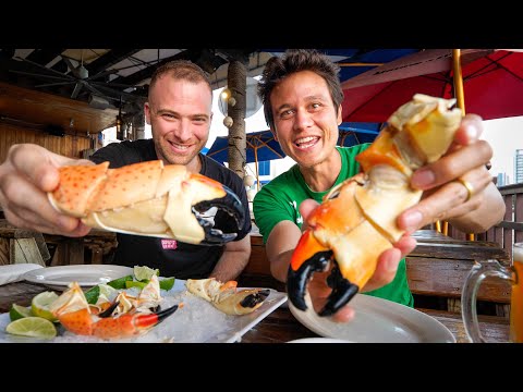 COLOSSAL Crab Claws!! 🦀 Ultimate MIAMI FOOD TOUR - Florida, USA (Part 2)