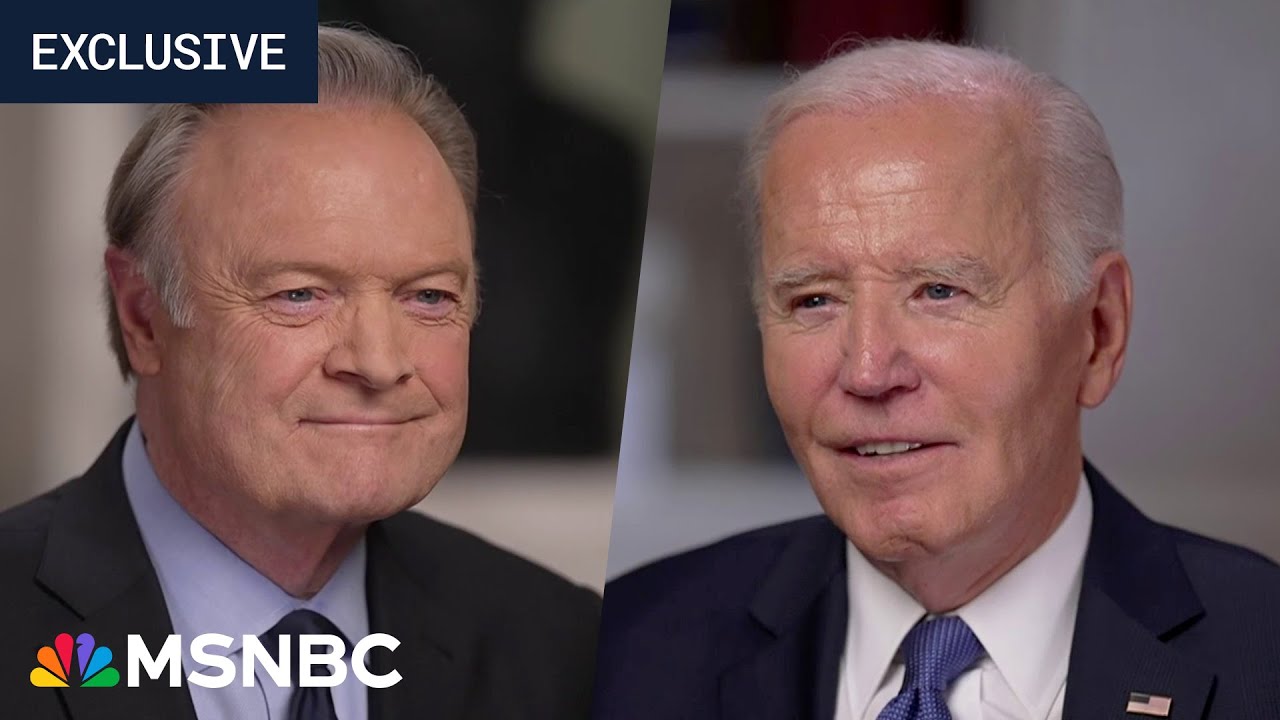 Biden shares 'serious concern' for U.S. democracy in Oval Office interview with Lawrence O'Donnell