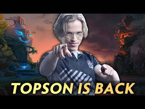 Topson on SEA server — returns to Dota