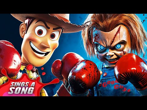 Woody VS Chucky (Toy Story VS Child's Play Killer Doll Battle Rap)(HALLOWEEN SONGS EVERYDAY!)