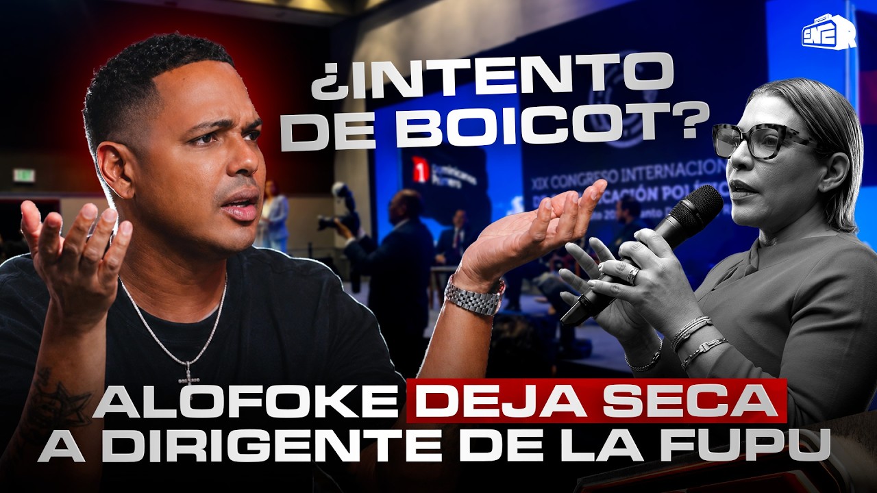 ¿INTENTO DE BOICOT? ALOFOKE DEJA SECA A DIRIGENTE DE LA FUPU EN CONGRESO